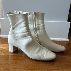 BY FAR off-white Sofia boots size 38